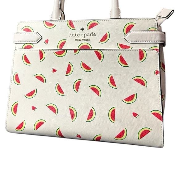 Kate Spade (2) Satchel & Wristlet In Watermelon, Both NWT; BEAUTIFUL! - Picture 6 of 13